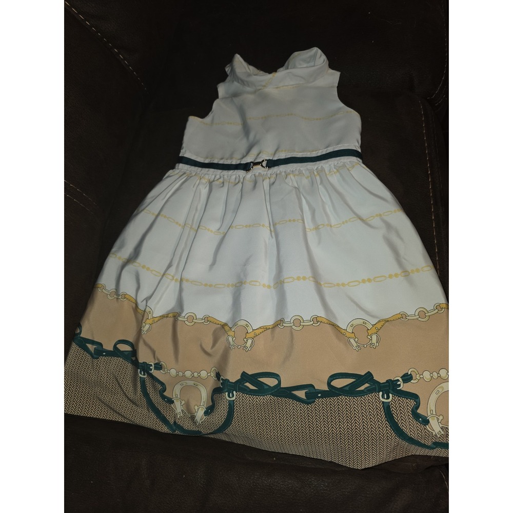 Janie and jack countryside ride equestrian dress horse shoe size 4